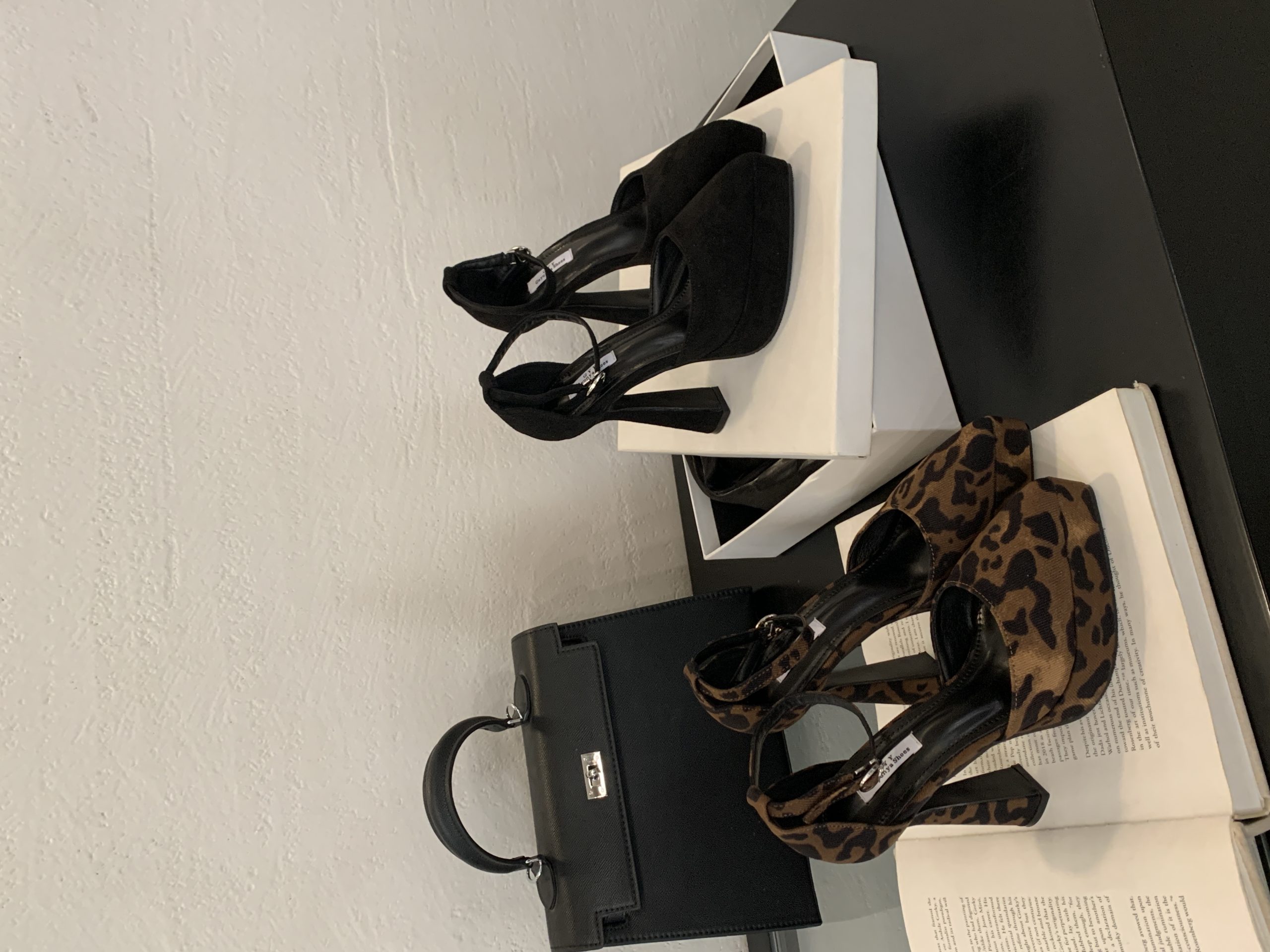 2025 Spring Summer Petite Chunky Heel Waterproof Platform Sexy One-Strap High Heels 35-40