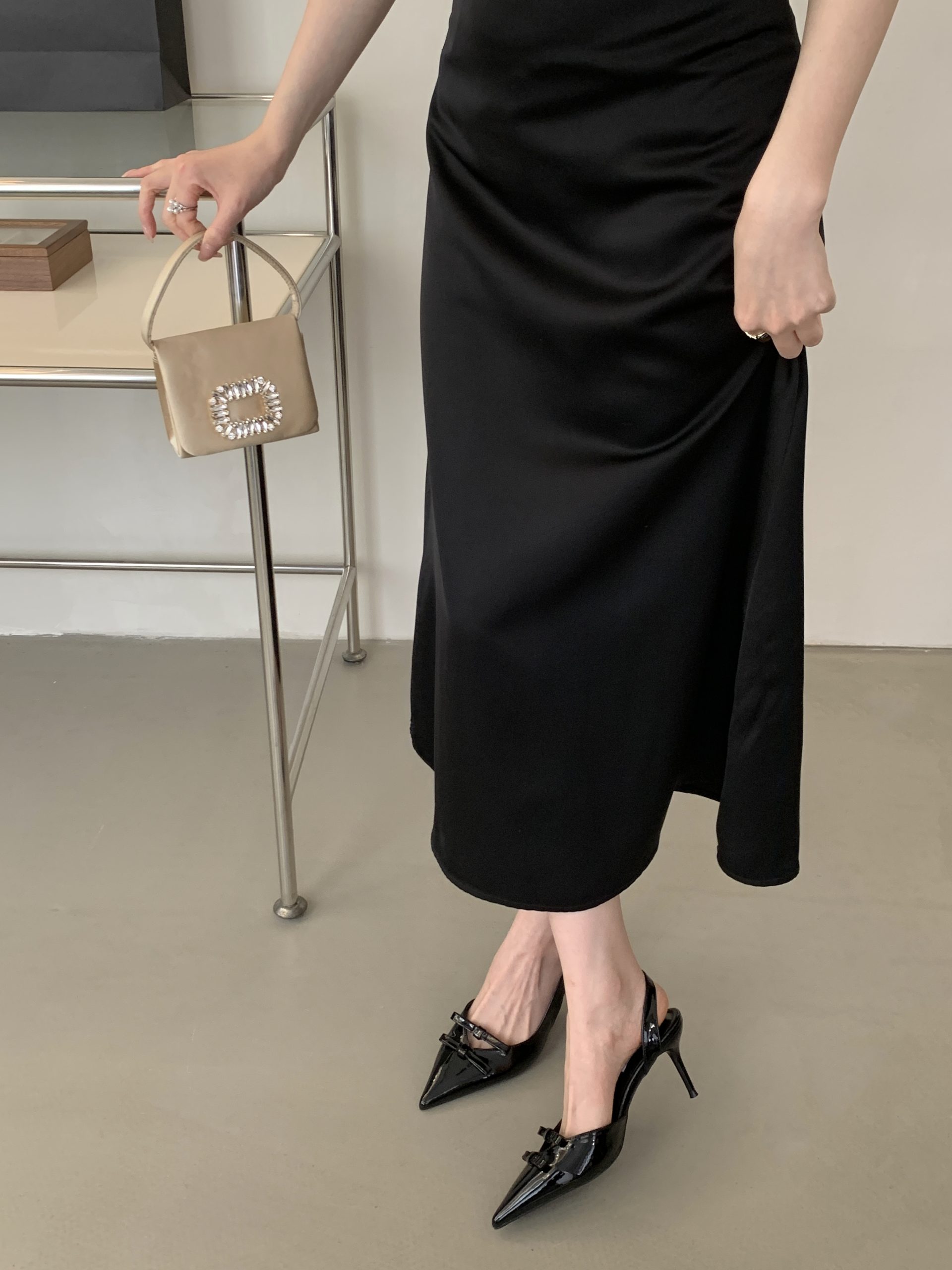 2025 Spring Summer New Bow Pointed Toe Thin High Heels Women's Shoes 35-40 - Image 2