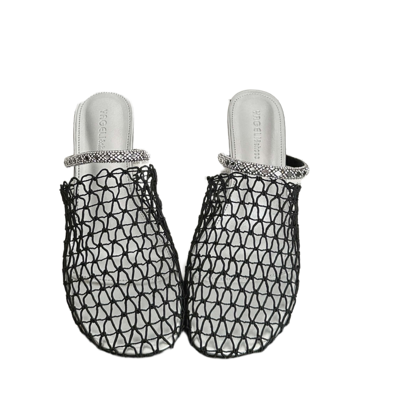 Women's Open Toe Slippers 2025 Summer New Style Fairy Hollow Mesh Breathable Slippers - Image 5