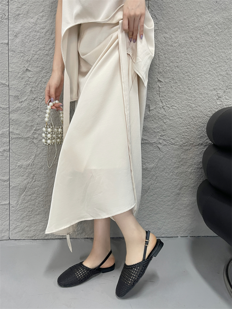 2025 New Flat Closed Toe Woven Buckle Strap Sandals for Women - Image 3